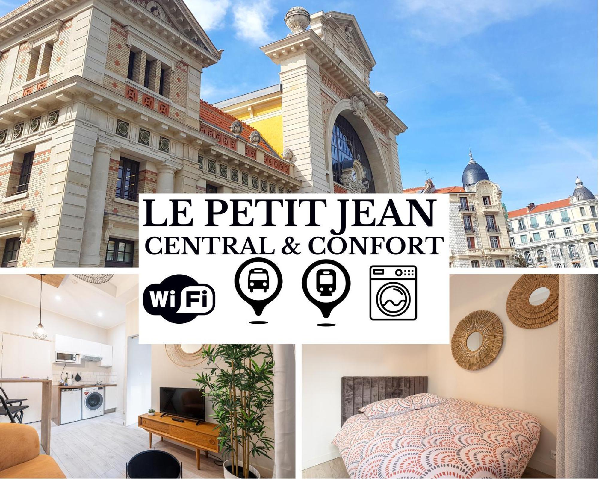 Le Petit Jean- Central Pres Gare Et Tram - Supermarches - Wifi - Nice Eksteriør bilde
